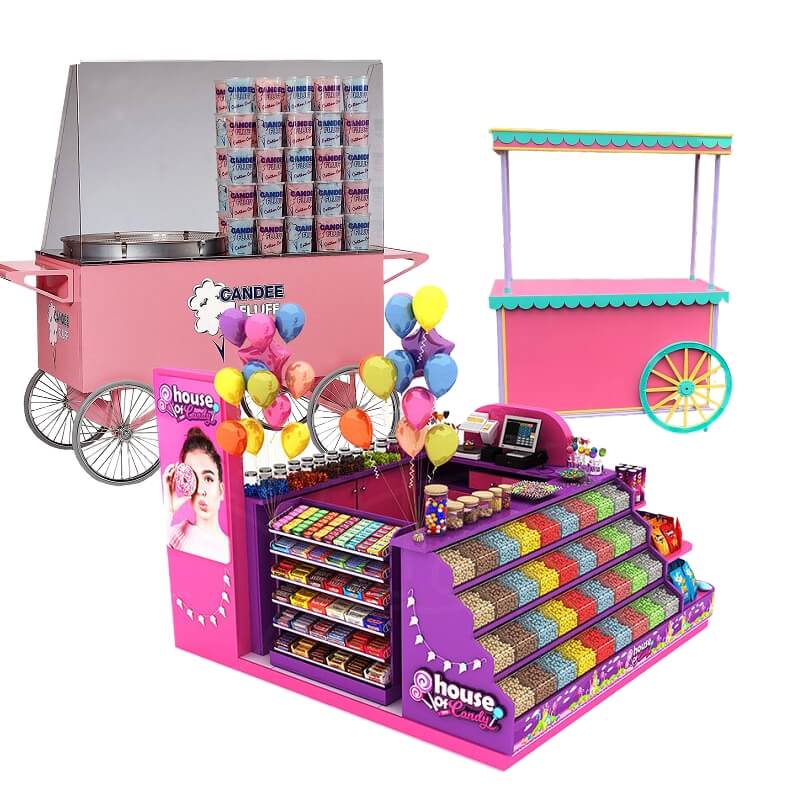 candy kiosks & candy carts