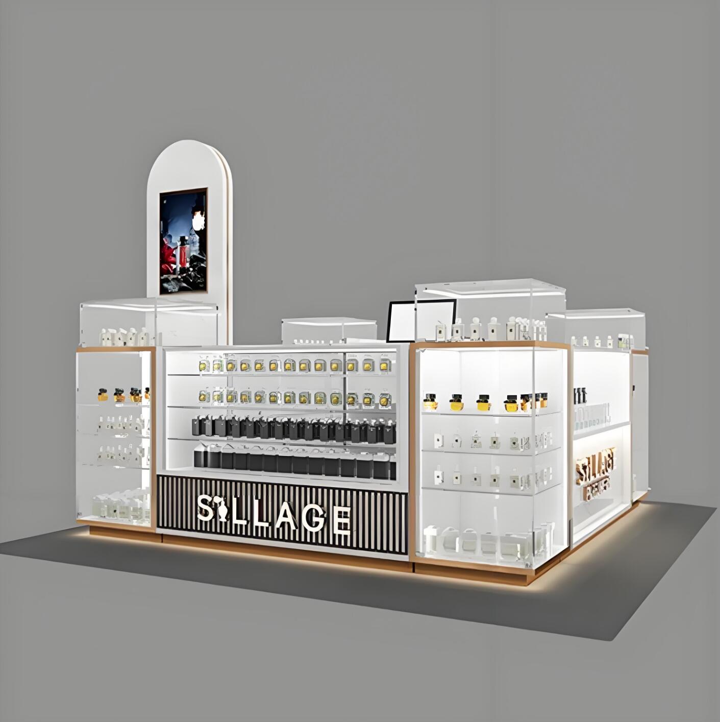 perfume booth in mall
