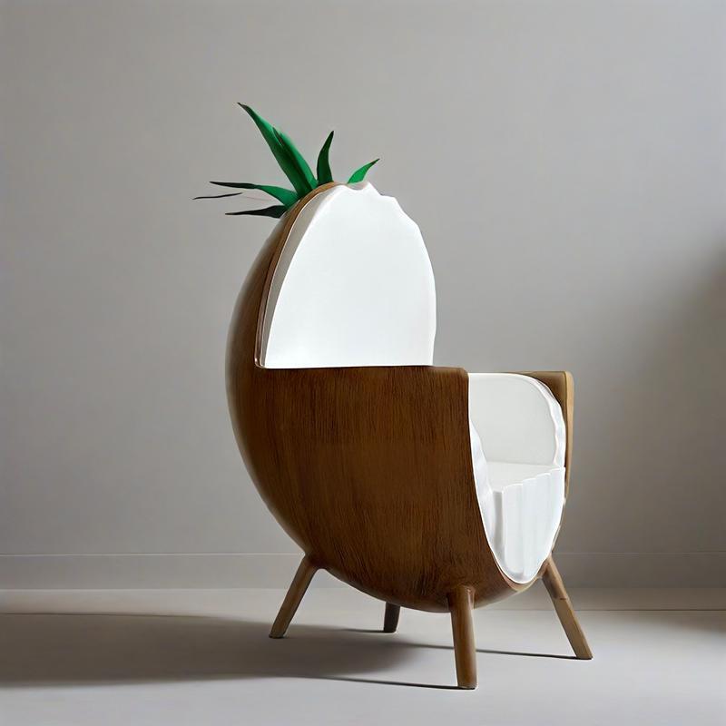 fiberglass coconut chair