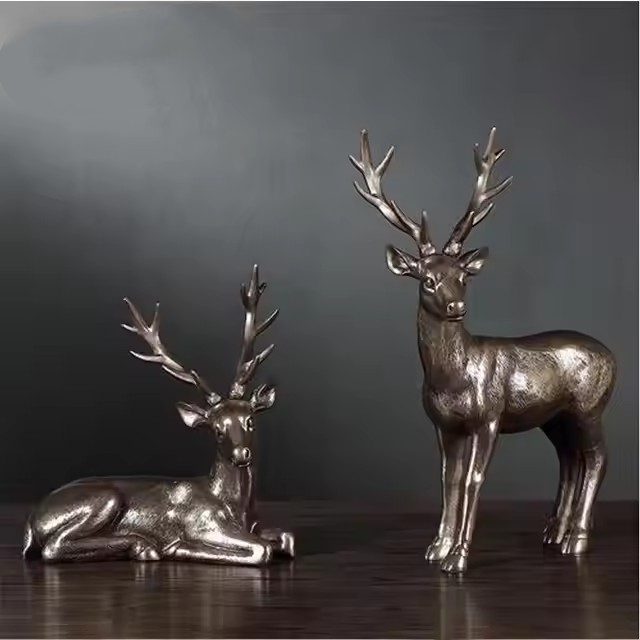 Bronze Animal Statues2 (2) Bronze Animal Statues