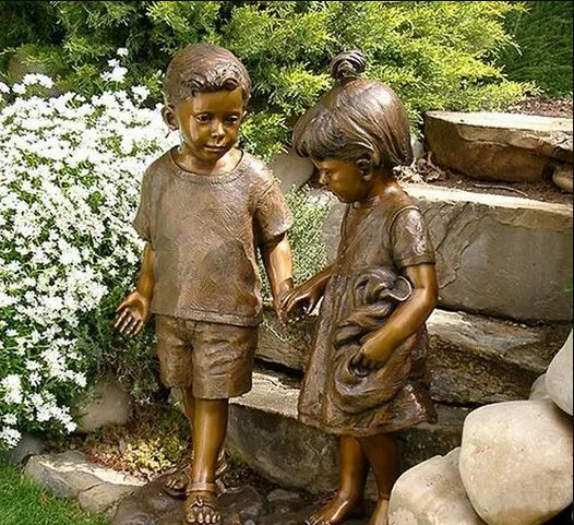 Bronze Children Statue (16) Bronze Children Statue