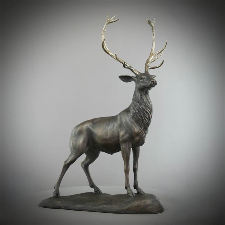 Stag Bronze Statue