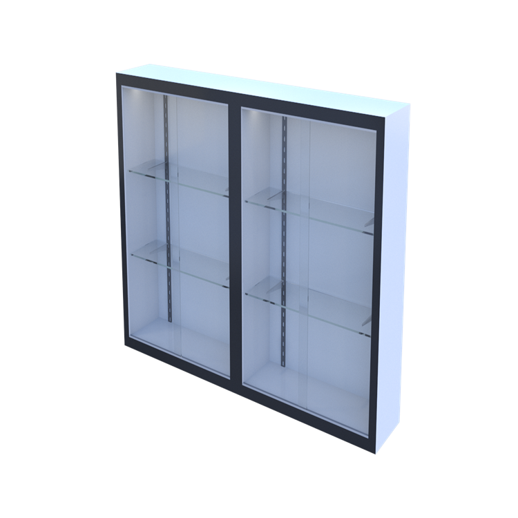 Glass display cabinet
