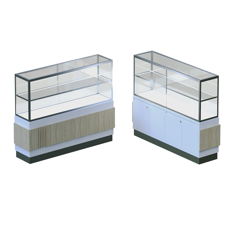 Glass display cabinet