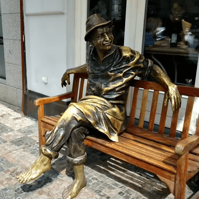 Man Bronze Statue