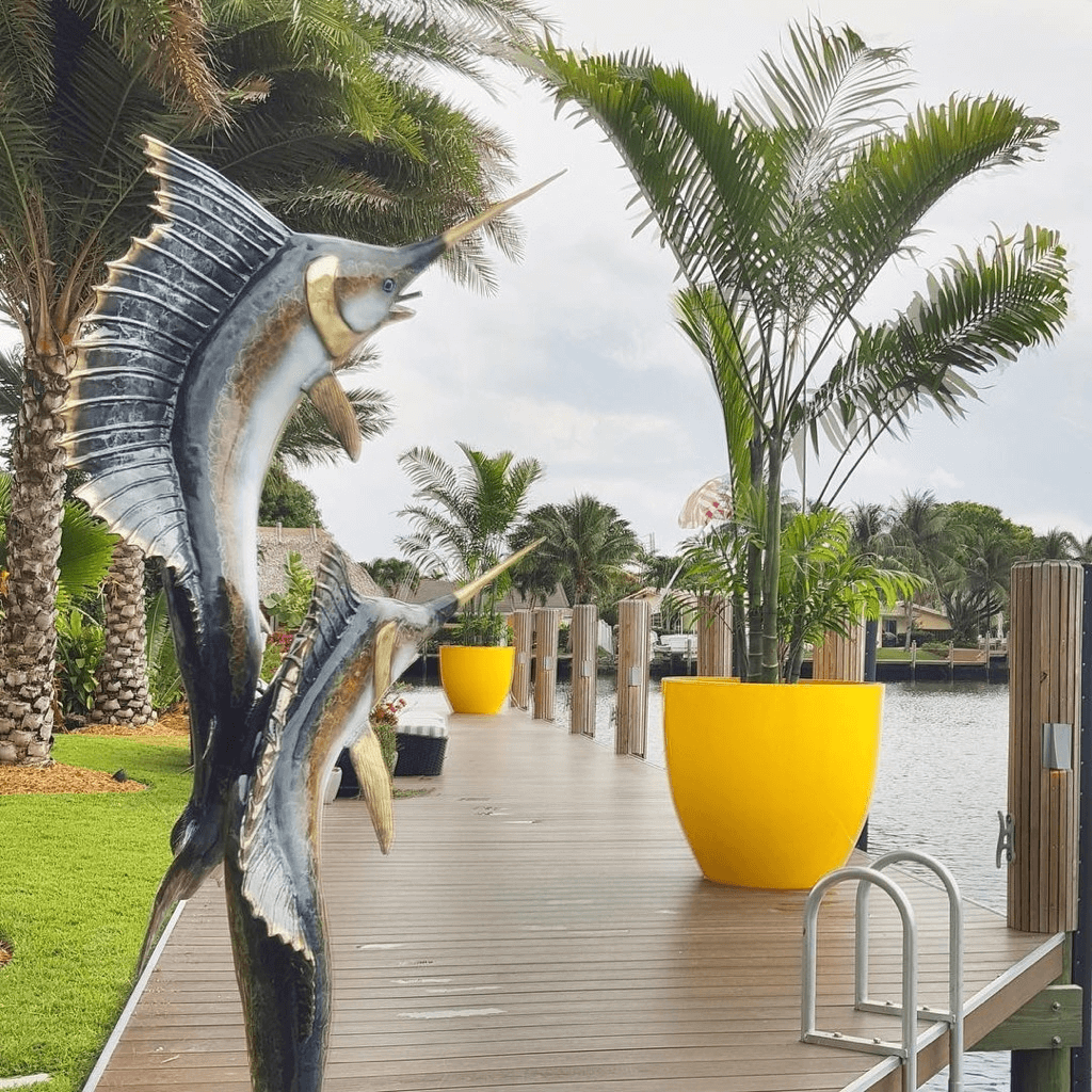 Outdoor Fiberglass Planter