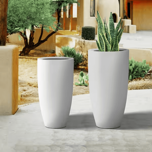 Outdoor Fiberglass Vase Planter