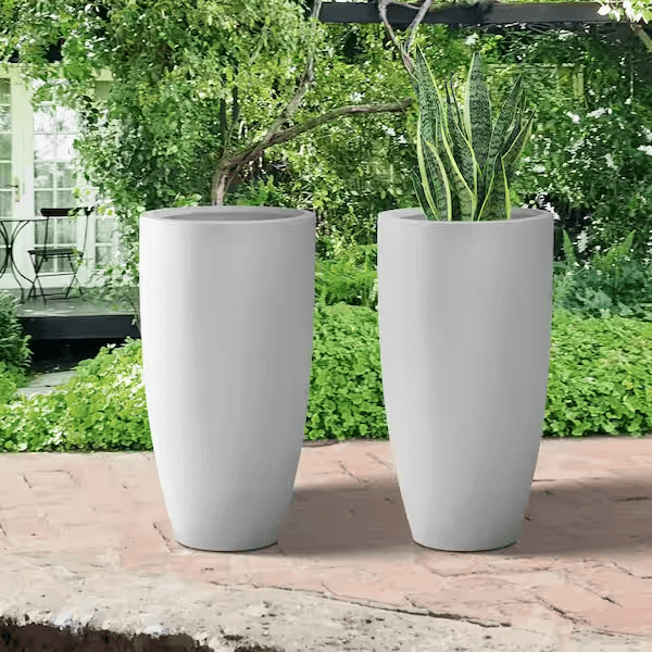Outdoor Fiberglass Vase Planter