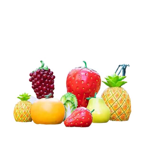 Fruit & veg statues