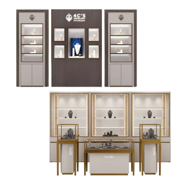 Jewelry display cabinets