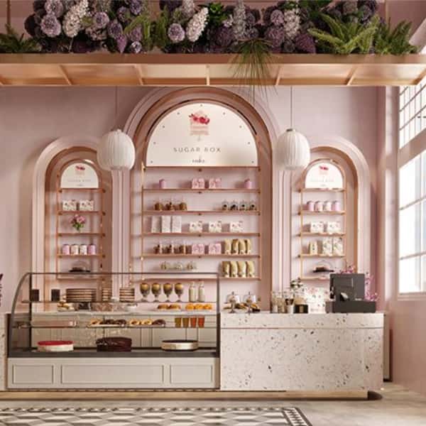 cake & cupcake shop displays