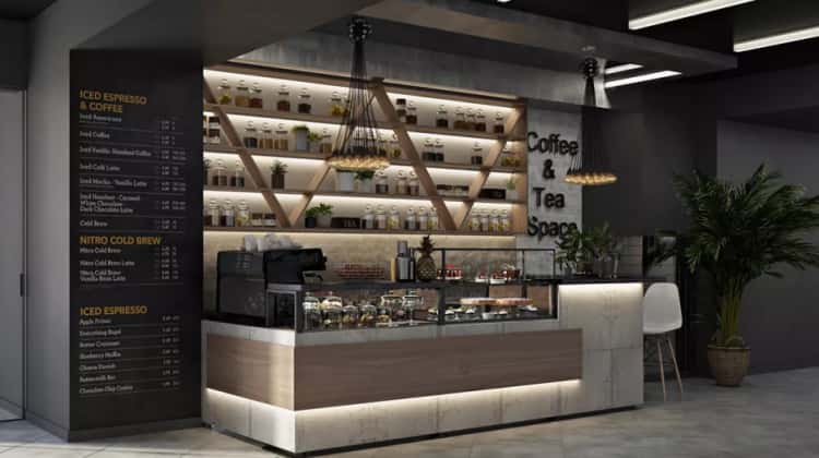 restaurant displays