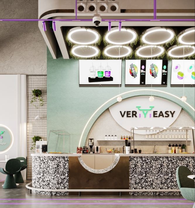 fast food shop design