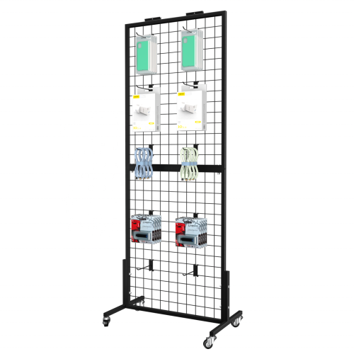 gridwall display racks with hooks