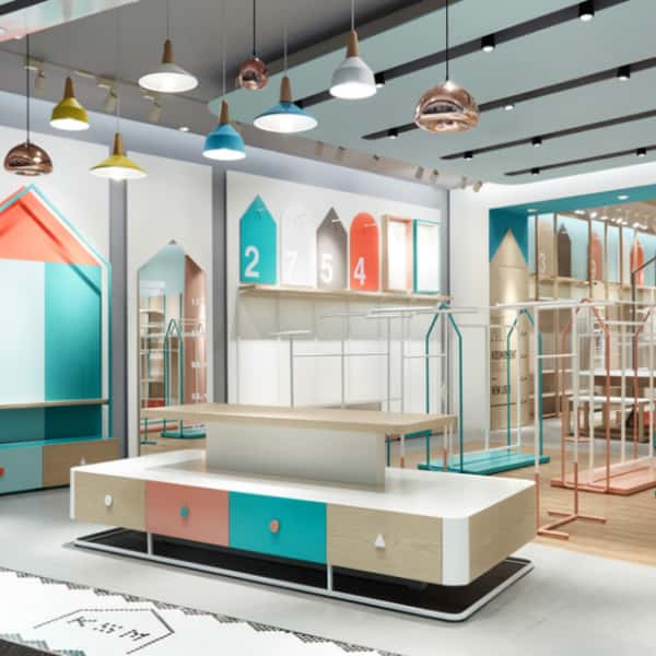 kids kids clothing store fixtures