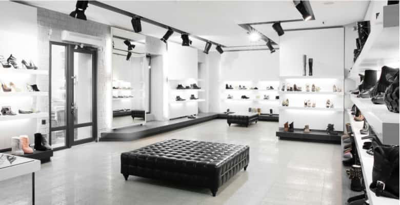 shoe store design & decorations