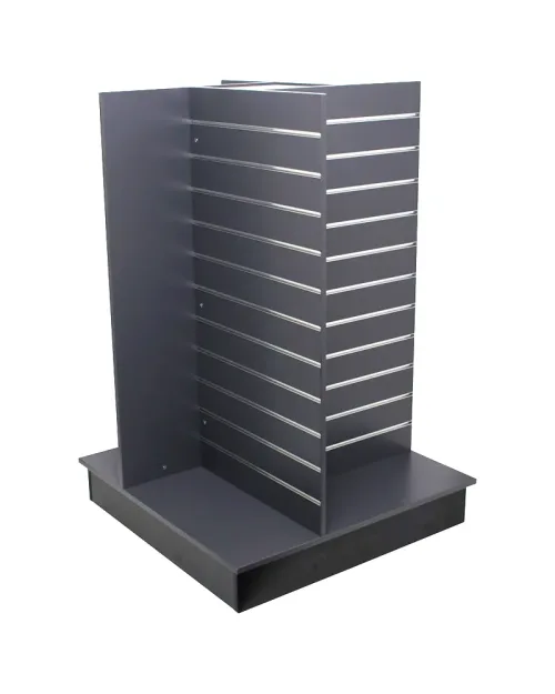 4 way slatwall displays