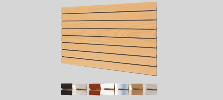 Apparel slatwall panels