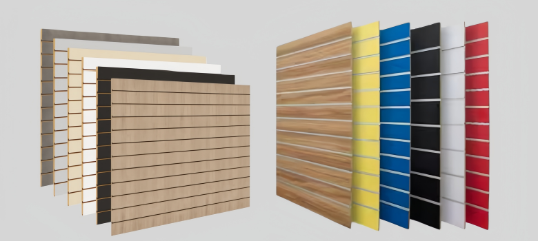 Apparel slatwall panels