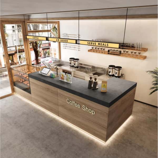 counters coffee shop counters