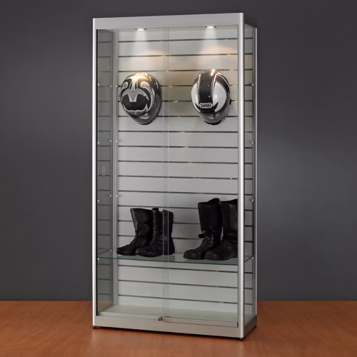 slatwall display cabinets