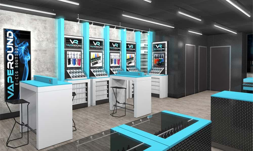 Vape (E-cig) Store Design & Fixtures