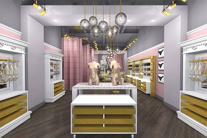 Lingerie Shop Design