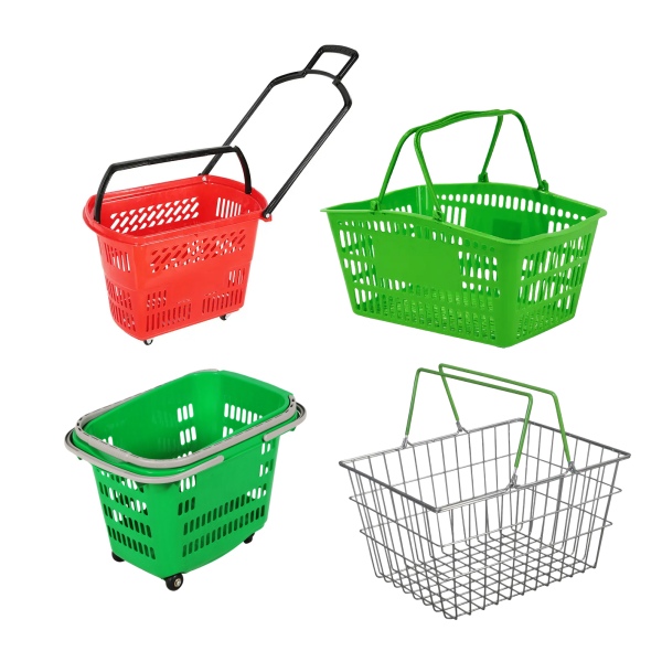 grocery store baskets