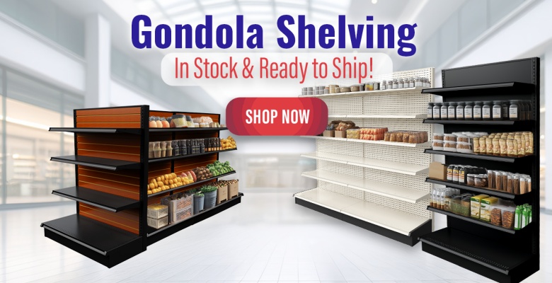 supermarket gondola racks