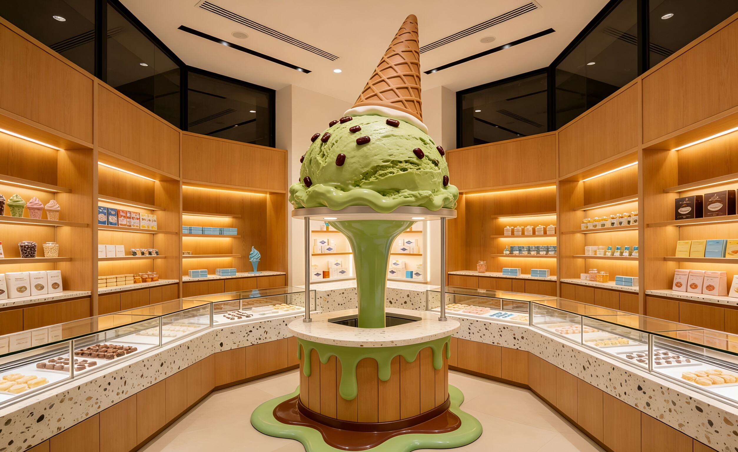 Ice Cream Sculpture