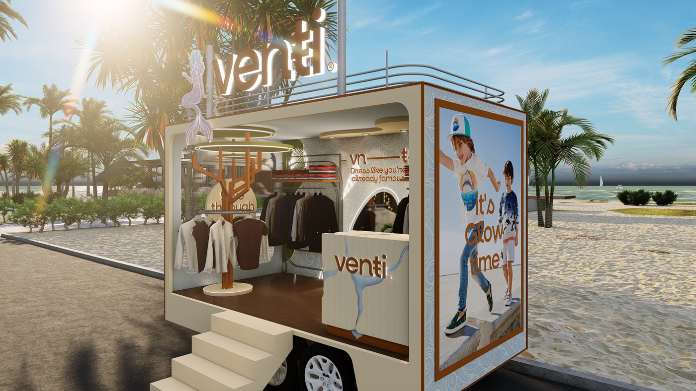 clothing kiosk