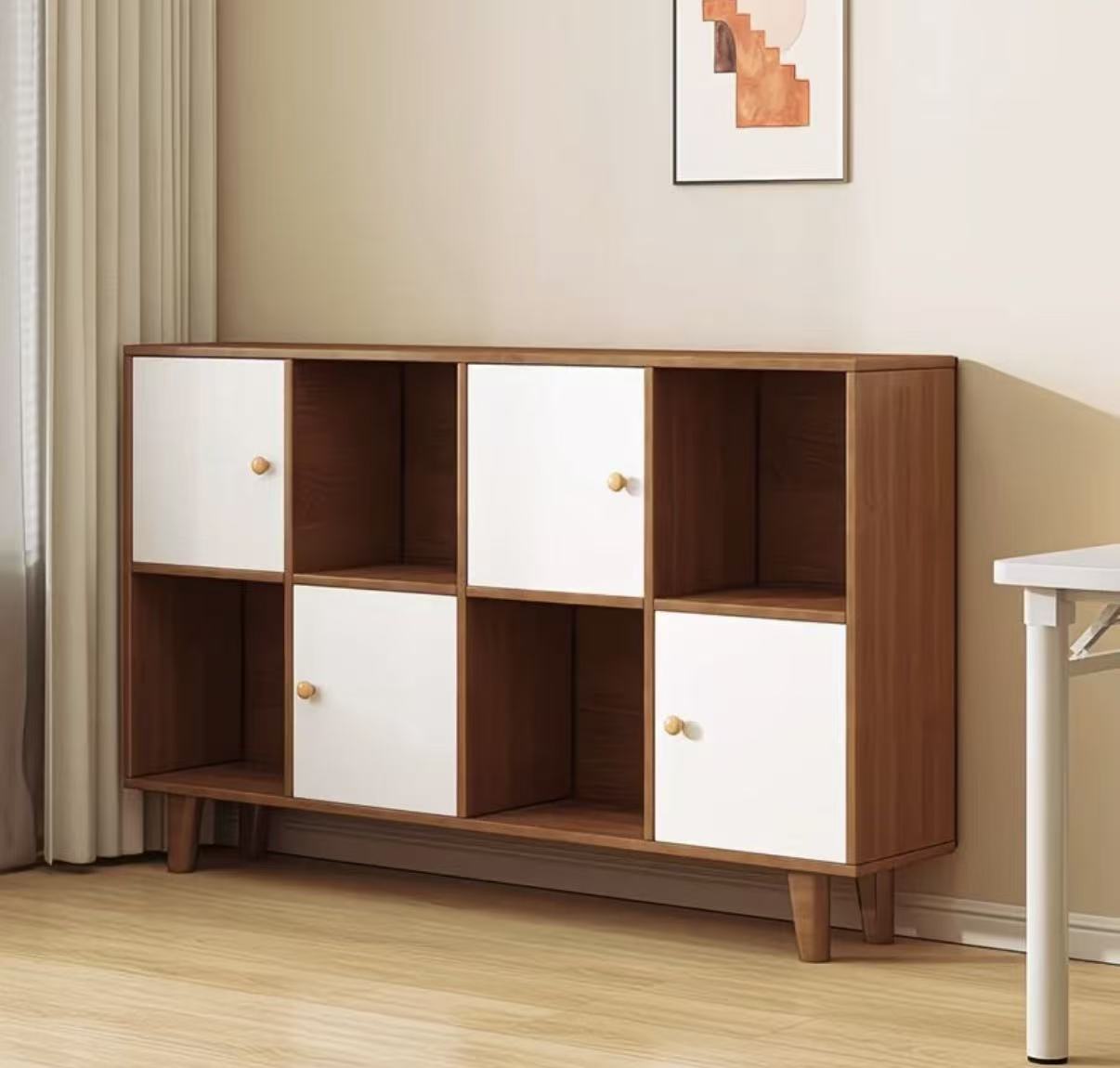 Wooden large-capacity multifunctional storage wooden cabinet