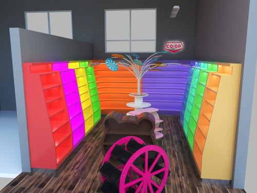 candy shelf