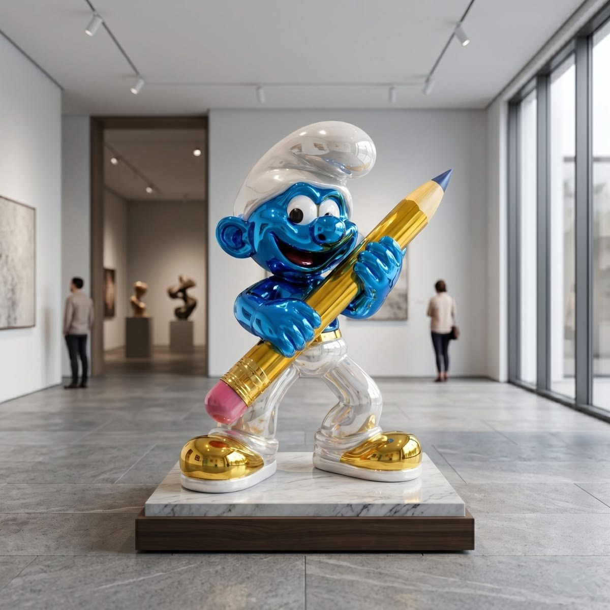 Smurf Statues