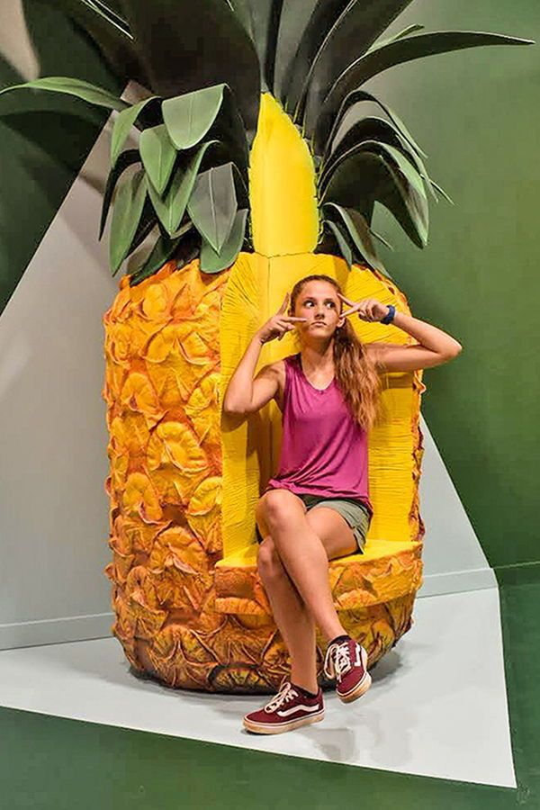 Fiberglass Pineapple Shape Chair