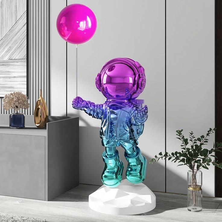 Astronaut Fiberglass Sculpture