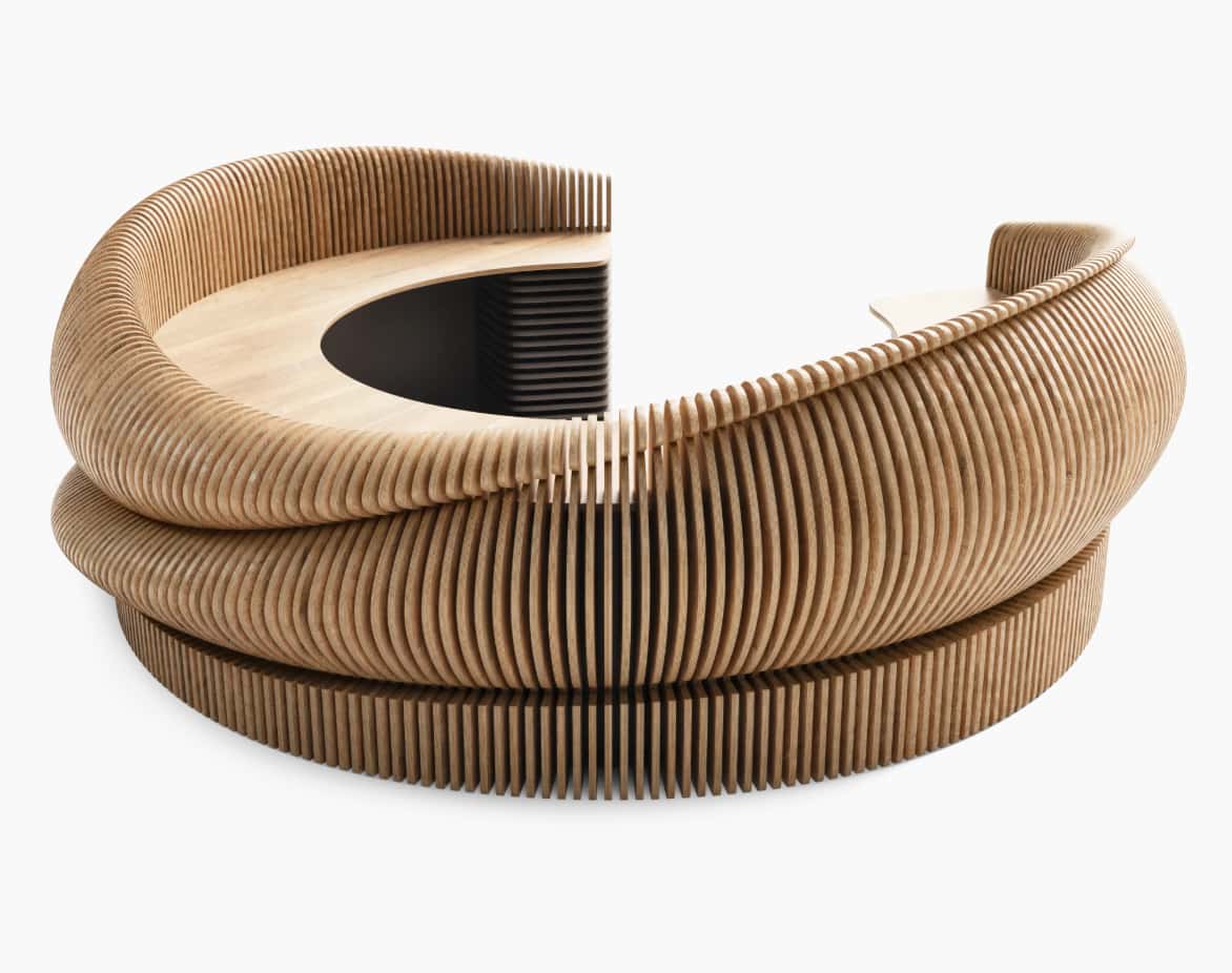 round reception desks
