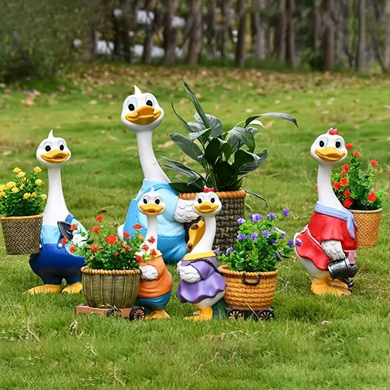 fiberglass duck statue