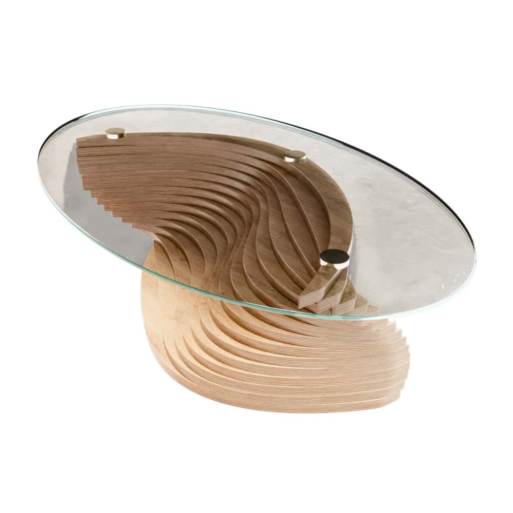 oval coffee table parametric