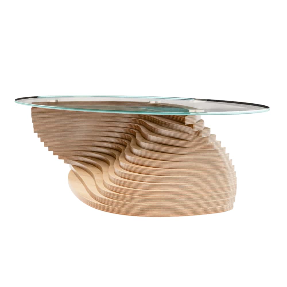 oval coffee table parametric