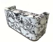 U-shaped reception desk
