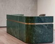 U-shaped front desk