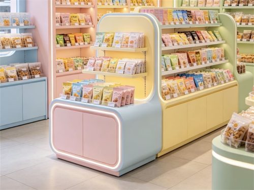 Custom Snack Display Cabinet