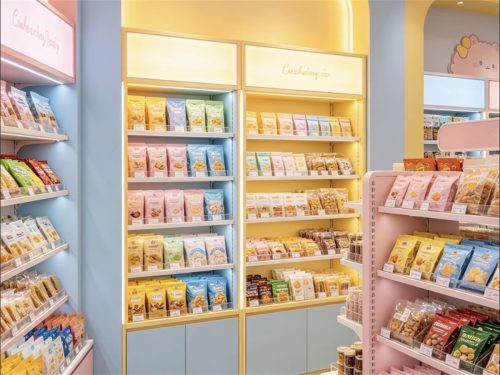 snack diaplay cabinet