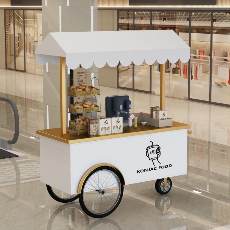 outdoor coffee cart