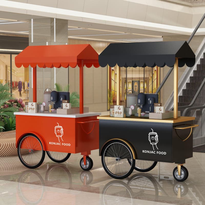 outdoor coffee cart