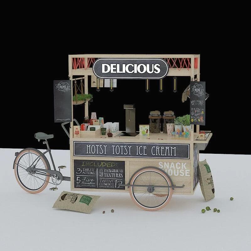 Custom coffee bike