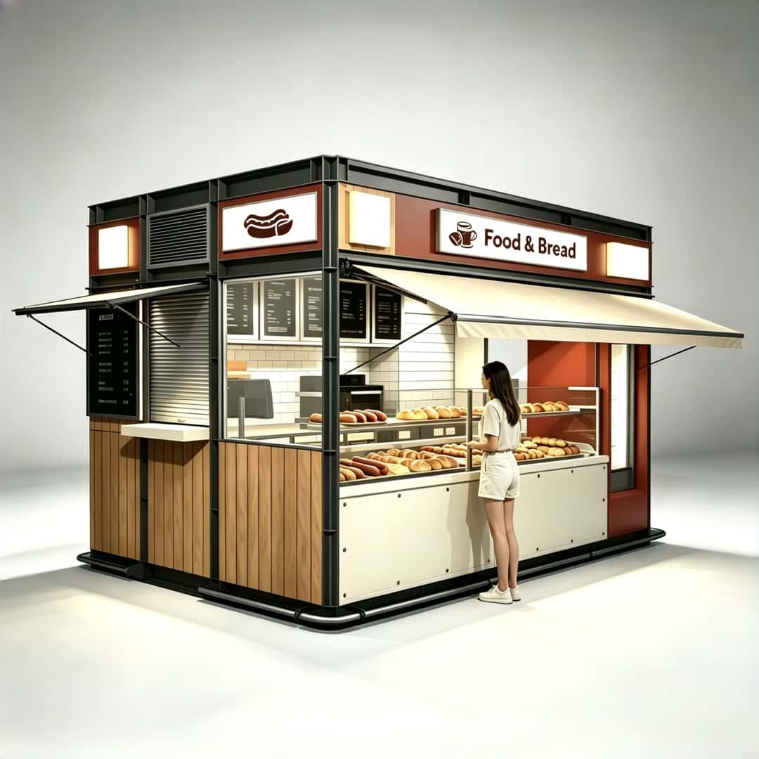 outdoor food kiosk