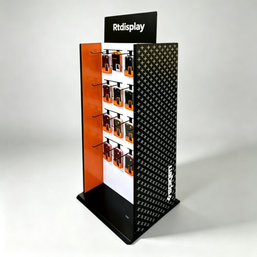 Acrylic floor standing phone case display stand Rtdisplay