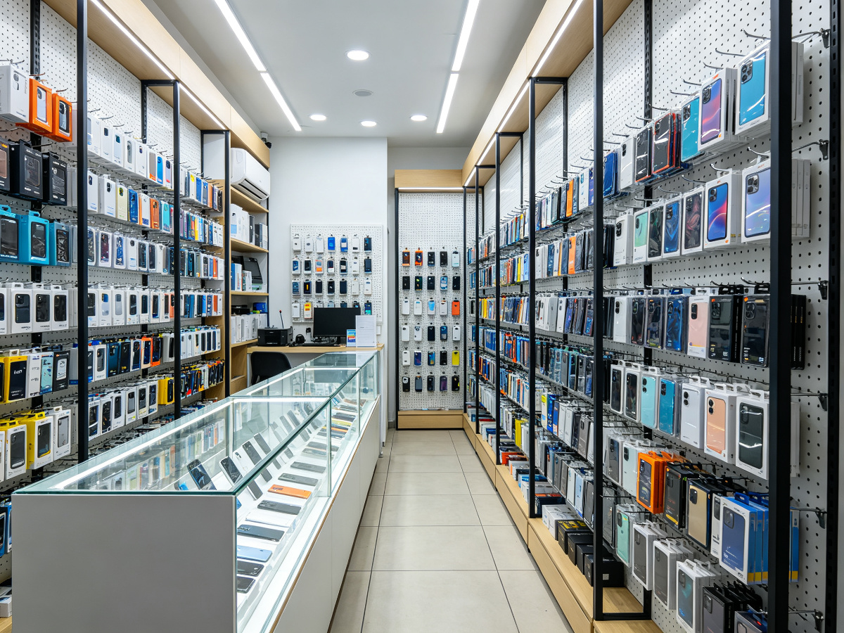 small phone shop interior